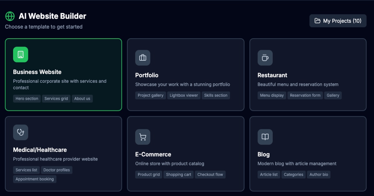 AI Website Builder - Create Sites Instantly | GenoraLab