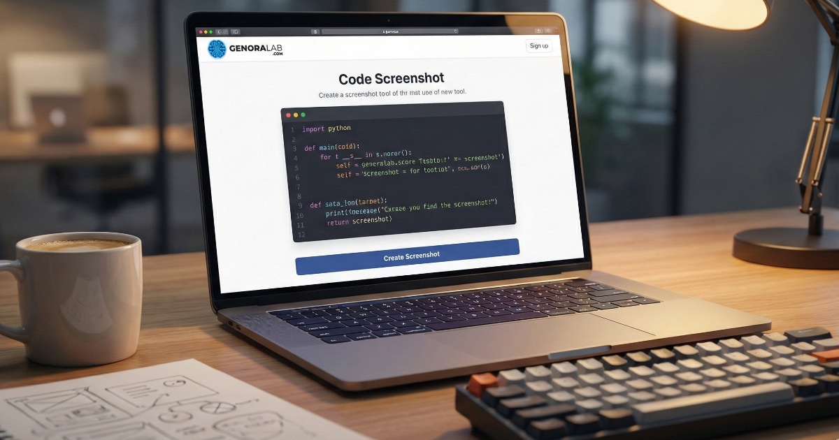 Code Screenshot - Beautiful Code Images | GenoraLab